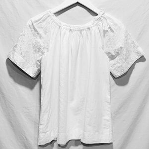 NWT Crewcuts white girls top size 12.